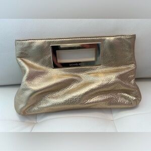 MICHAEL KORS Gold Clutch
